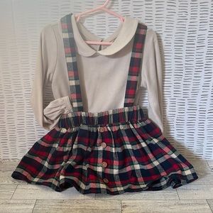 Mable and Honey plaid Jumper